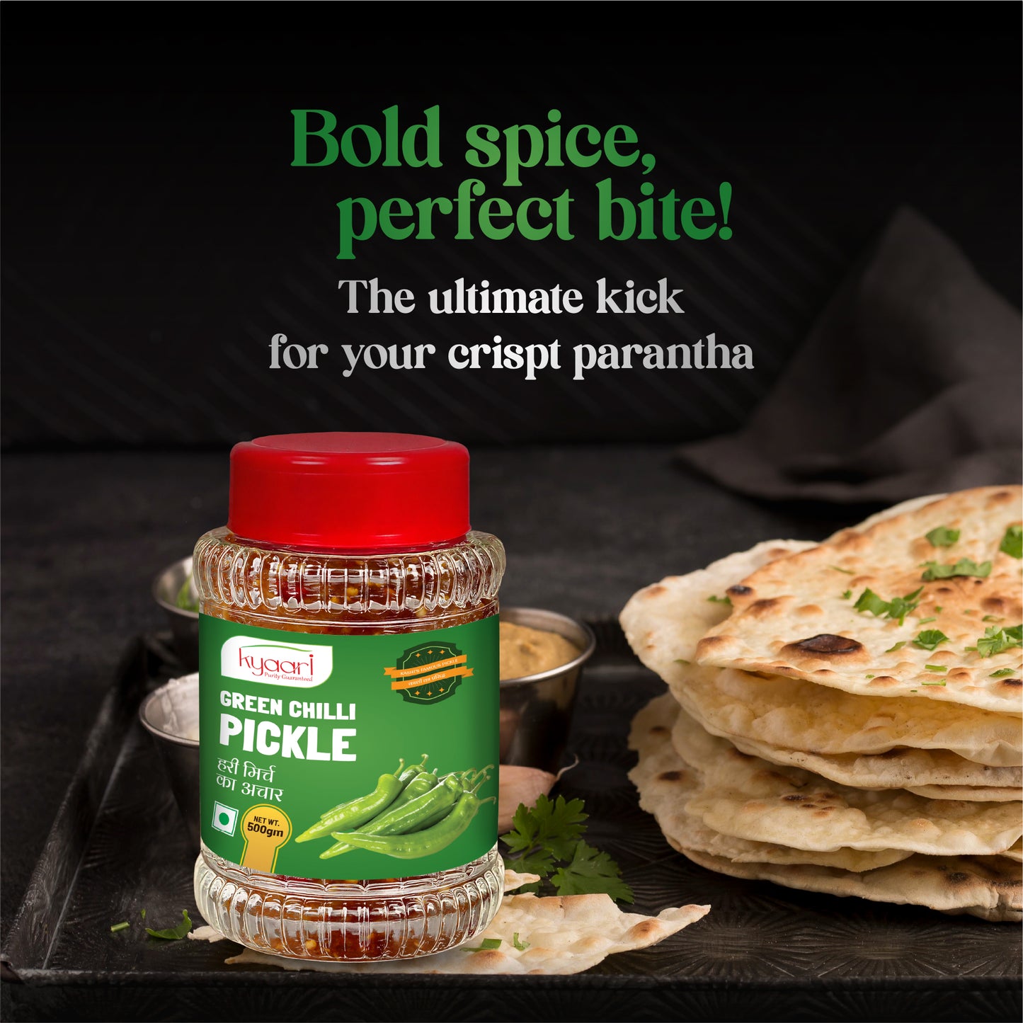 Green Chili Pickle (Premium Quality) 500gm